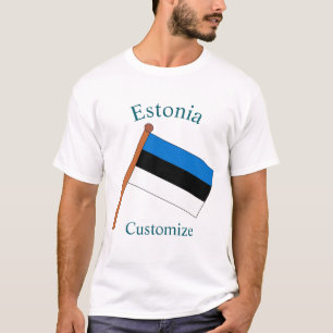 Camiseta Bandera de Estonia Thunder_Cove