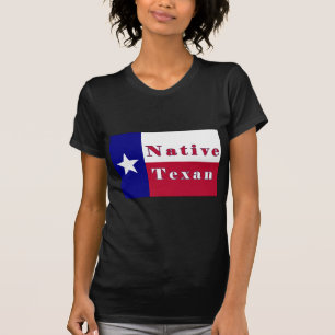 Camiseta Bandera de estrella de solitario texana nativa