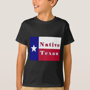Camiseta Bandera de estrella de solitario texana nativa