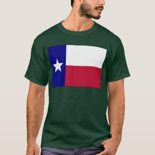 Camiseta Bandera de estrella solitaria de Texas