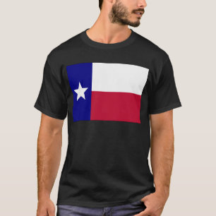 Camiseta Bandera de estrella solitaria de Texas
