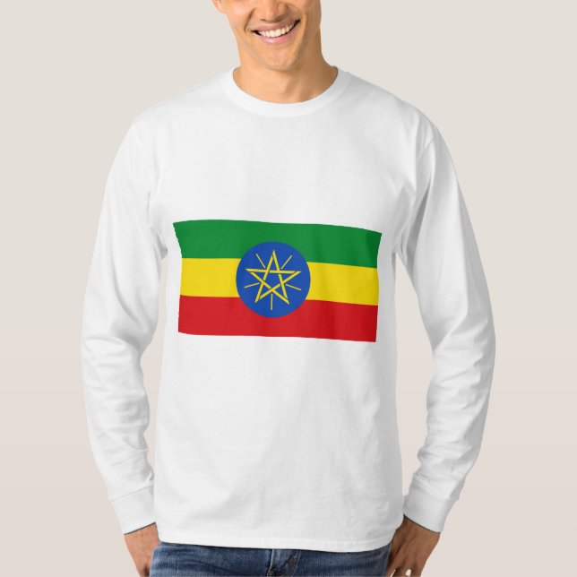 Camiseta Bandera de Etiopía (Anverso)