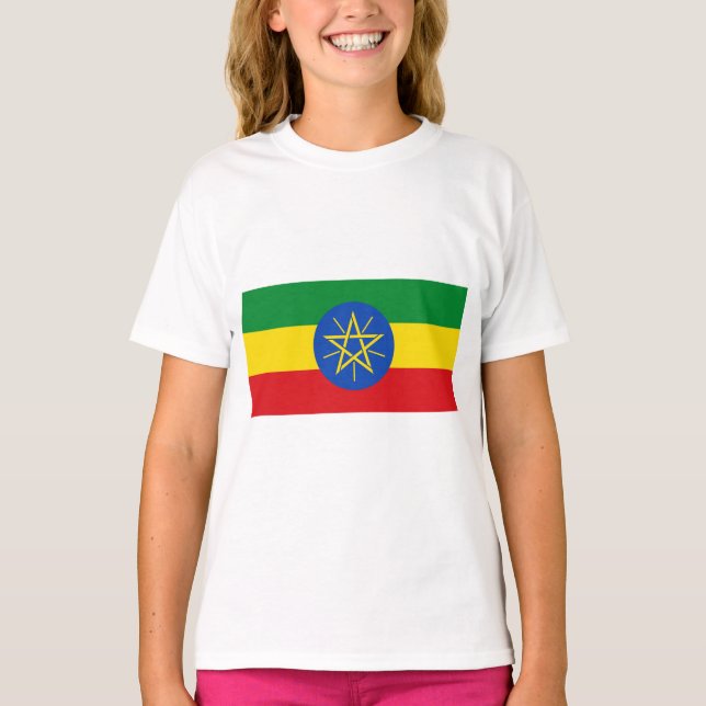 Camiseta Bandera de Etiopía (Anverso)