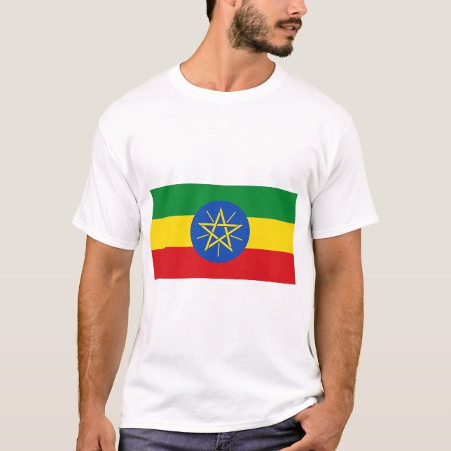 Camiseta Bandera de Etiopía (Anverso)