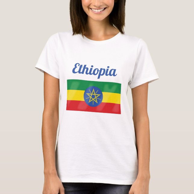 Camiseta Bandera de Etiopía (Anverso)