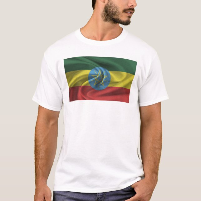 Camiseta Bandera De Etiopía (Anverso)