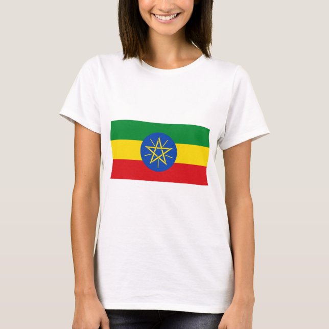 Camiseta Bandera de Etiopía (Anverso)