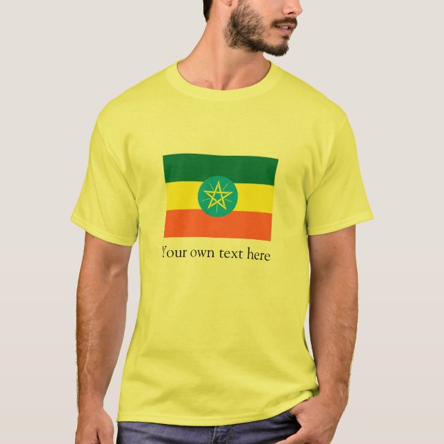 Camiseta Bandera de Etiopía (Anverso)