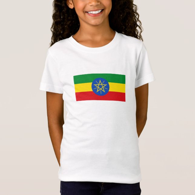Camiseta Bandera de Etiopía (Anverso)