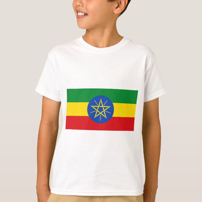 Camiseta Bandera de Etiopía (Anverso)