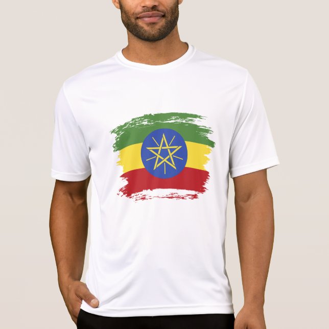 Camiseta Bandera de Etiopía (Anverso)