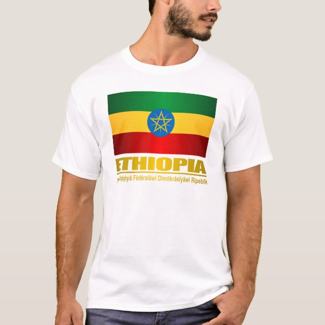 Camiseta Bandera de Etiopía (Anverso)