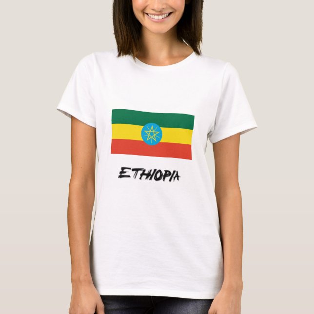 Camiseta Bandera de Etiopía (Anverso)