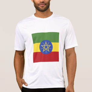 Camiseta bandera de Etiopía