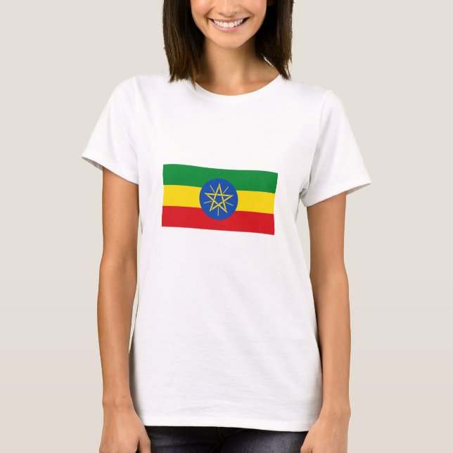 Camiseta Bandera de Etiopía (Anverso)