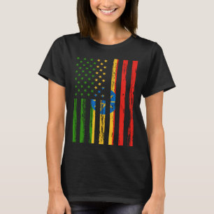 Camiseta Bandera de Etiopía América EEUU Está en mi ADN Et