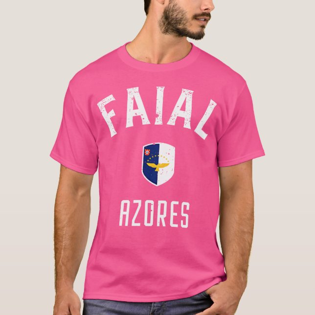 Camiseta Bandera de Faial Azores (Anverso)