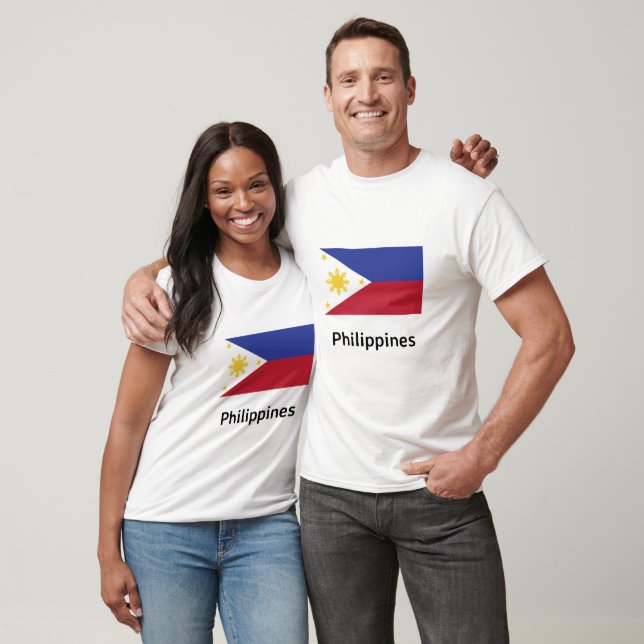 Camiseta Bandera de Filipinas (Unisexo)
