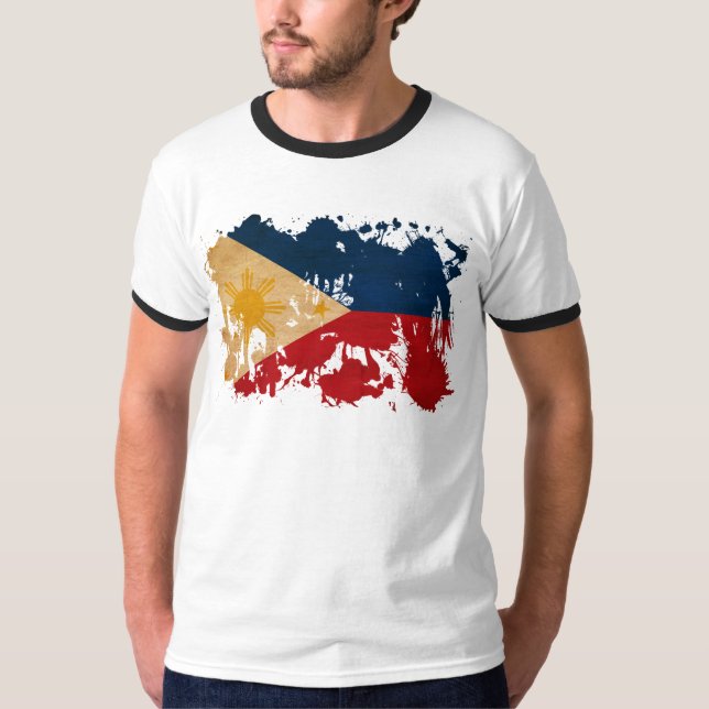Camiseta Bandera de Filipinas (Anverso)