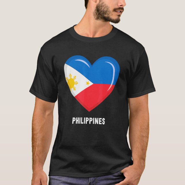 Camiseta Bandera de Filipinas (Anverso)