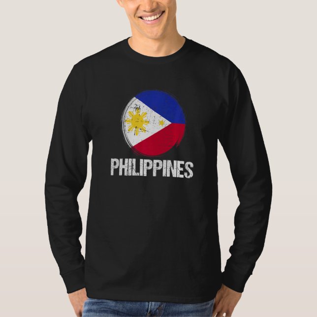 Camiseta Bandera De Filipinas (Anverso)