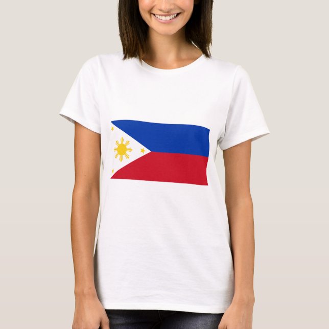 Camiseta Bandera de Filipinas (Anverso)