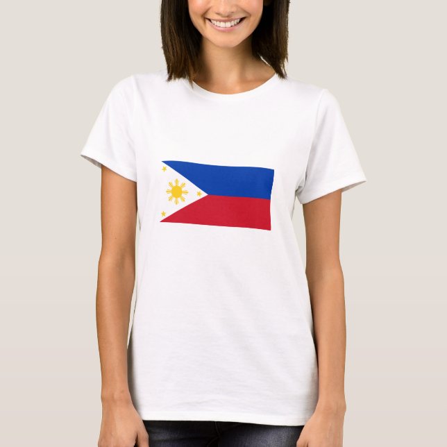 Camiseta Bandera de Filipinas (Anverso)