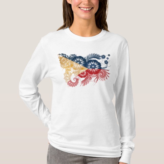 Camiseta Bandera de Filipinas (Anverso)