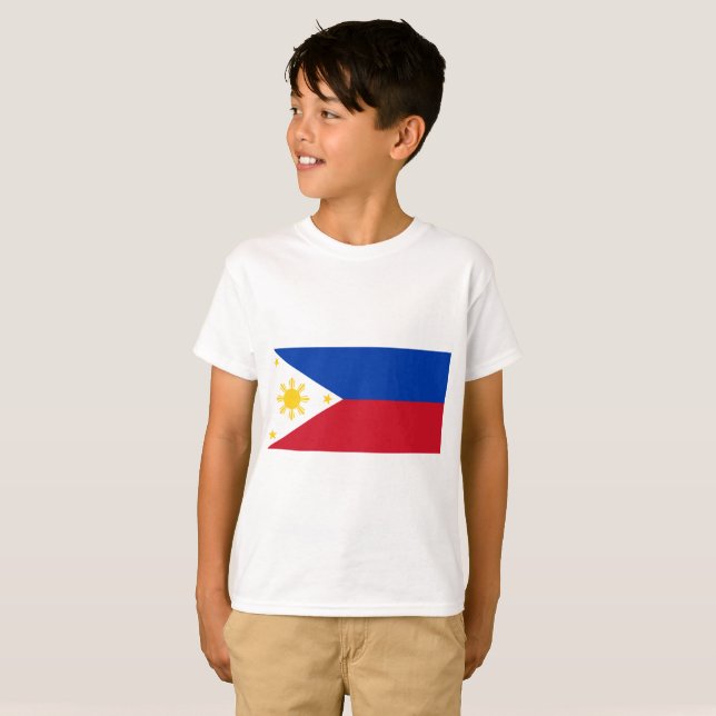 Camiseta Bandera de Filipinas (Anverso completo)