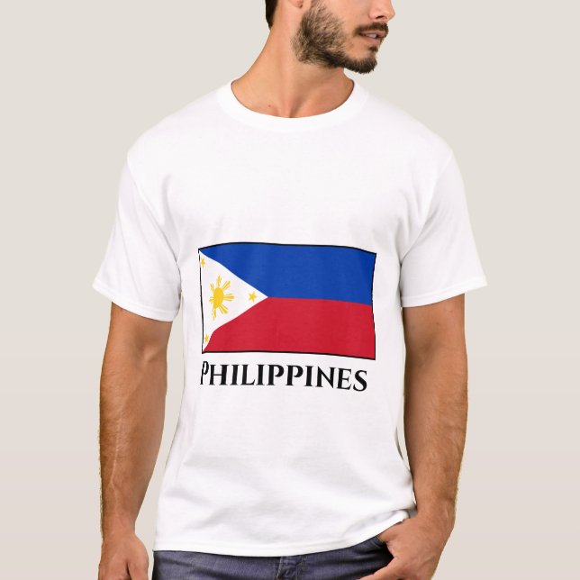 Camiseta Bandera de Filipinas (Anverso)