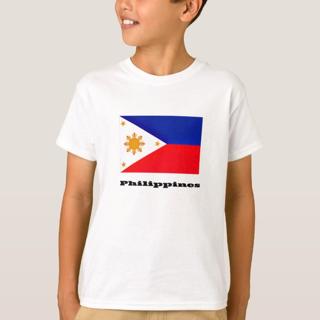 Camiseta Bandera de Filipinas (Anverso)
