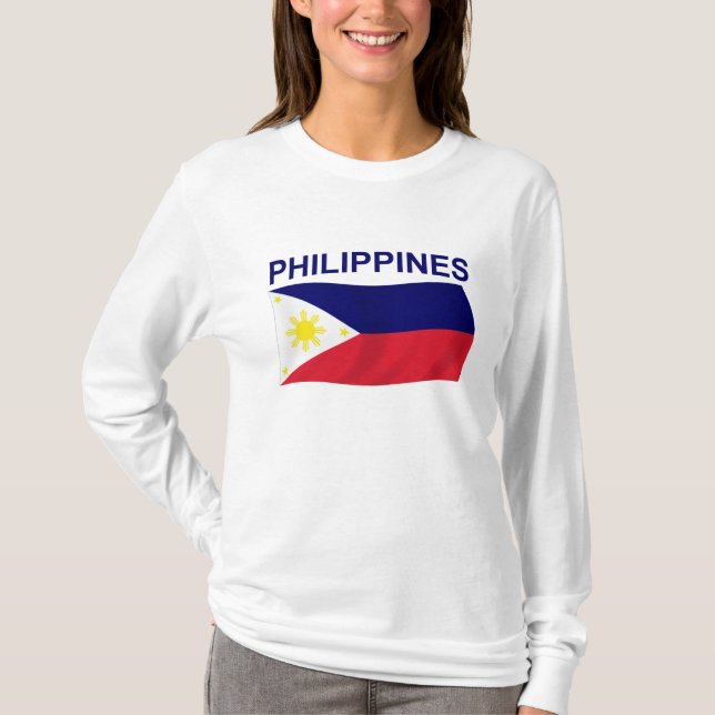 Camiseta Bandera de Filipinas (Anverso)