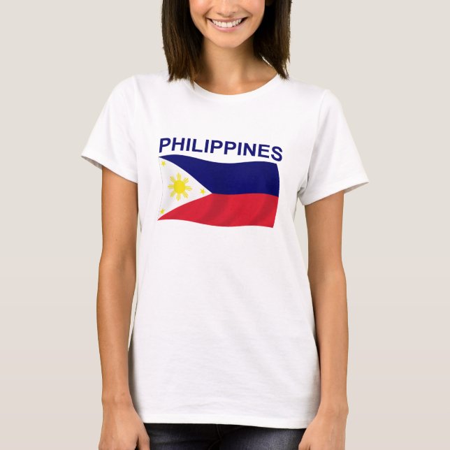 Camiseta Bandera de Filipinas (Anverso)