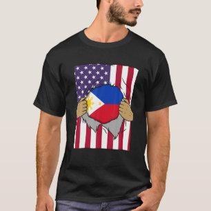 Camiseta Bandera de Filipinas dentro de mí orgullo de casa