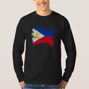 Camiseta Bandera de filipinas Filipino Pinoy Pinay Manila F