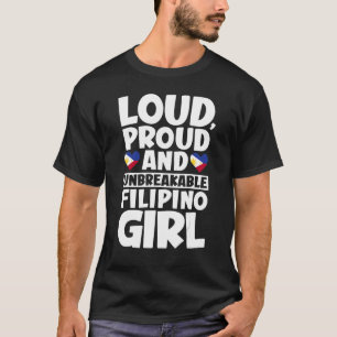 Camiseta Bandera de Filipinas Orgullosos Hombres y Mujeres 