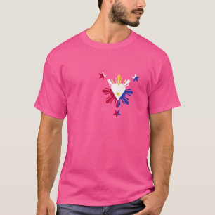 Camiseta Bandera de Filipinas Raíces Filipinas Orgullosas P