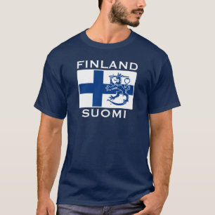 Camiseta Bandera de Finlandia