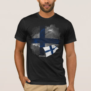 Camiseta bandera de Finlandia