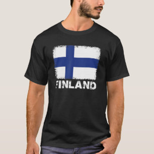 Camiseta Bandera de Finlandia Apoyo a las mujeres finlandes