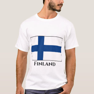Camiseta Bandera de Finlandia (finlandesa)