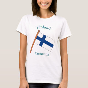 Camiseta Bandera de Finlandia Thunder_Cove