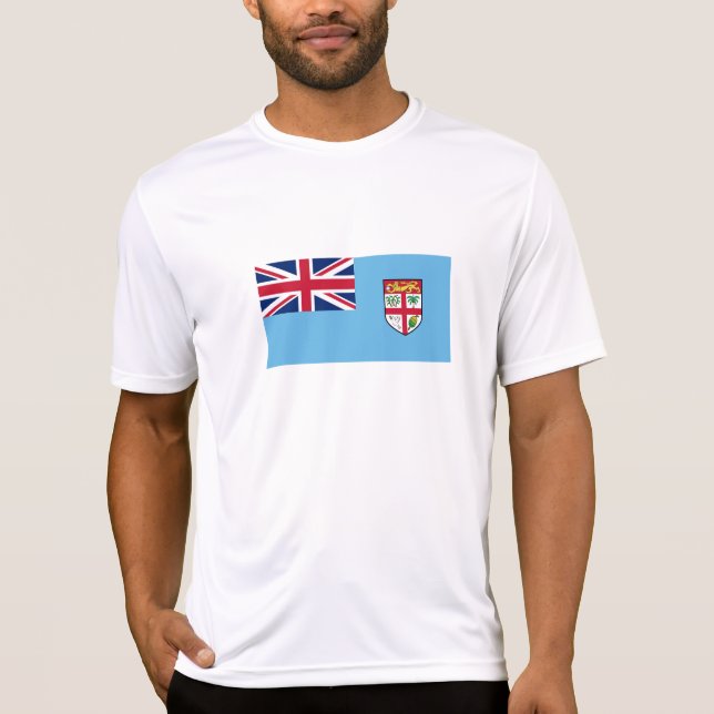 Camiseta Bandera de Fiyi (Anverso)