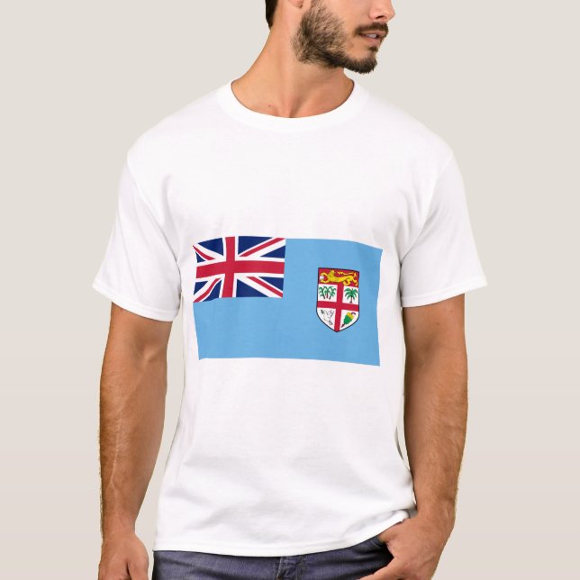 Camiseta Bandera de Fiyi (Anverso)