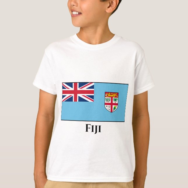 Camiseta Bandera de Fiyi (Anverso)