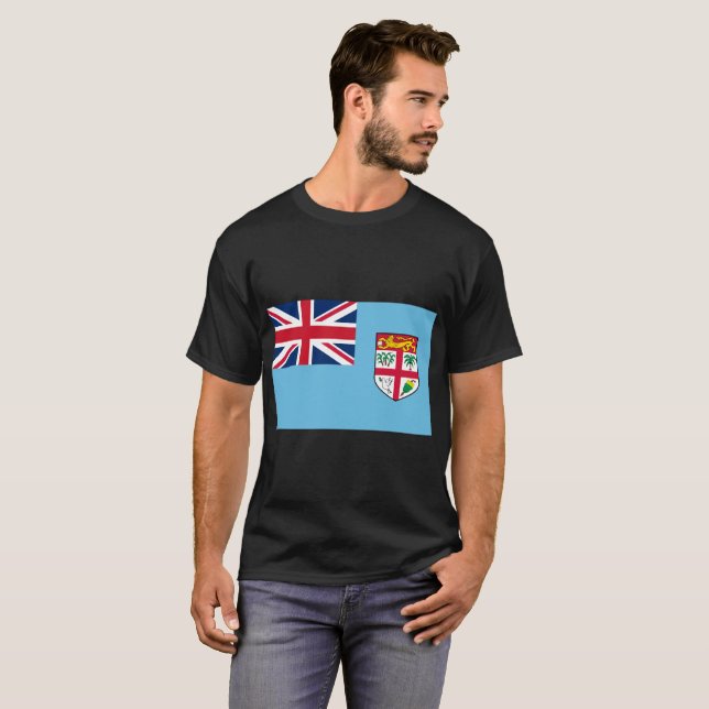 Camiseta Bandera de Fiyi (Anverso completo)