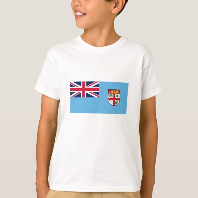 Camiseta Bandera de Fiyi (Anverso)