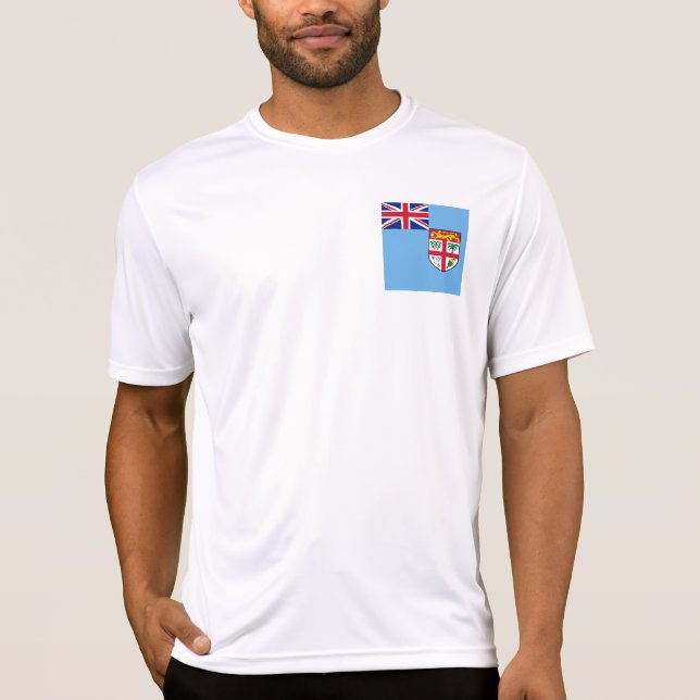 Camiseta Bandera de Fiyi (Anverso)