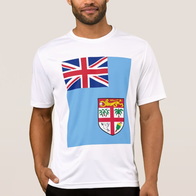 Camiseta Bandera de Fiyi (Anverso)