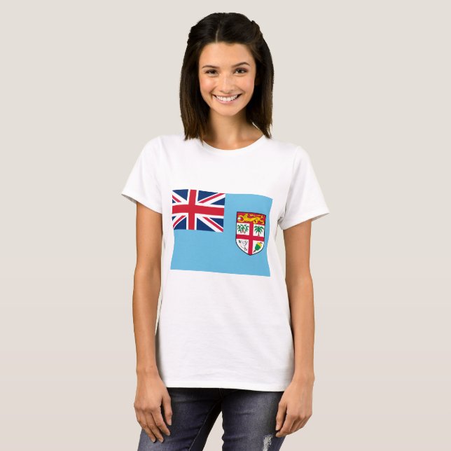 Camiseta Bandera de Fiyi (Anverso completo)